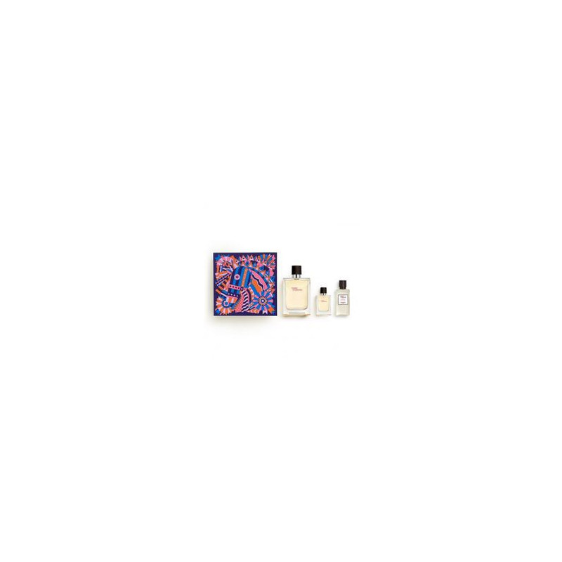 Terre D'Hermes Gift Set EDT 100 ml After Shave Balm Terre D'Hermes 40 ml, and miniatures Terre D'Hermes EDT 12.5 ml