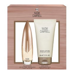 Naomi Campbell Gift Set EDT 15 ml body lotion and Naomi Campbell 50 ml