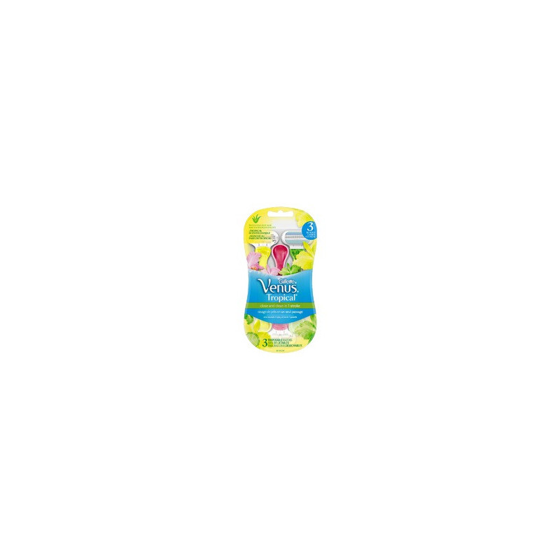 The disposable women´s razor Venus Tropical 3pc