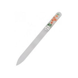 Glass nail file with ornate...