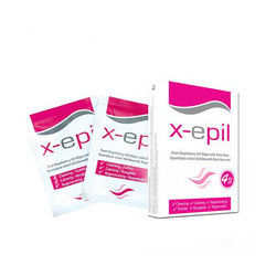 Depilating tape to face the...