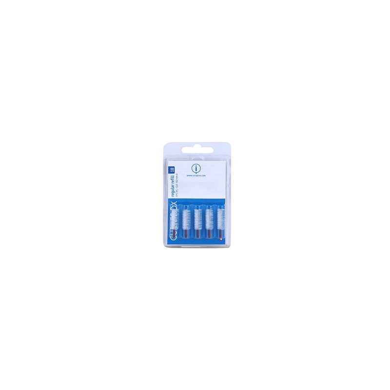 Regular CPS 18 - 8,0 mm - Spare Interdental Toothbrushes ( 5 Pcs ) fialová