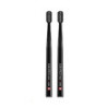 Black Is White Duo Pack Black - Ultra-fine toothbrush